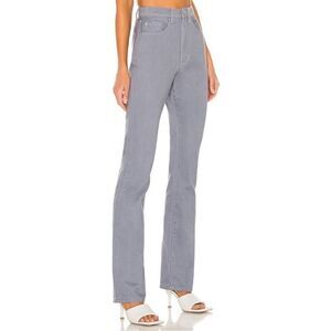 WeWoreWhat baby bootcut jeans grey blue